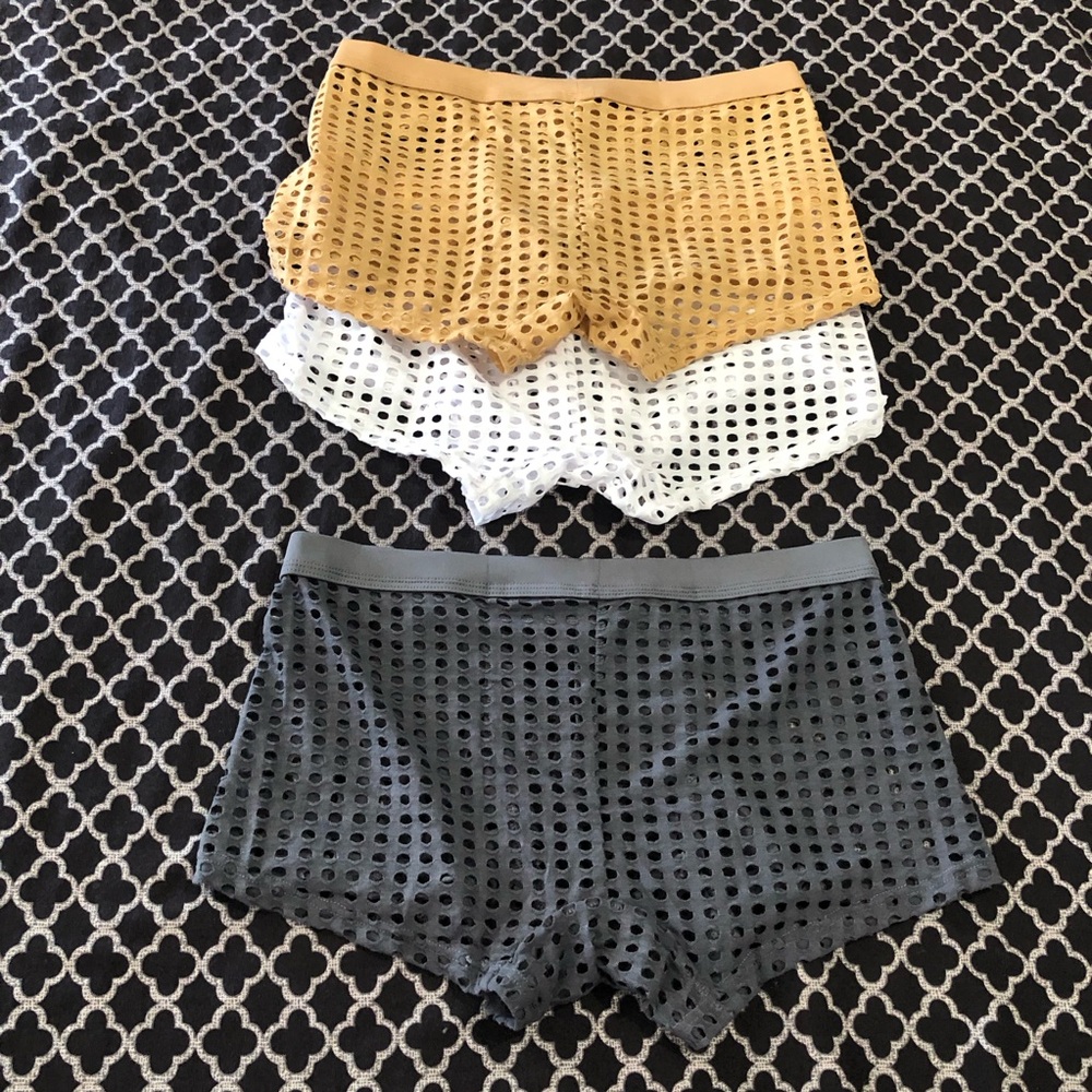 Arjen Kroos Mens Boxer Briefs Breathable Hot Mesh Underwear Medium DD6 Bundle 3 - Picture 3 of 8